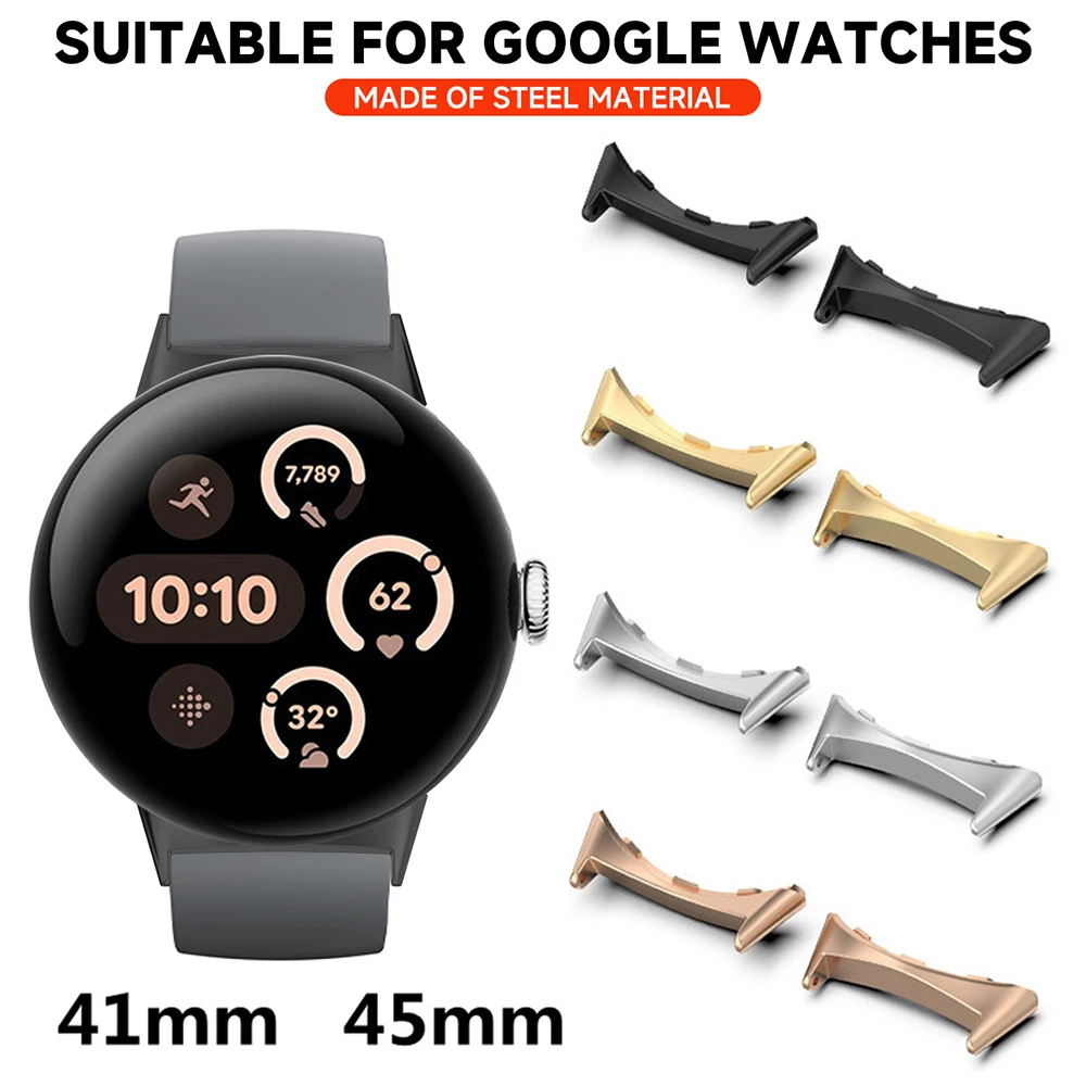Smartwatch Watch Accessories - 2pcs Watch Strap Connector Adapter For