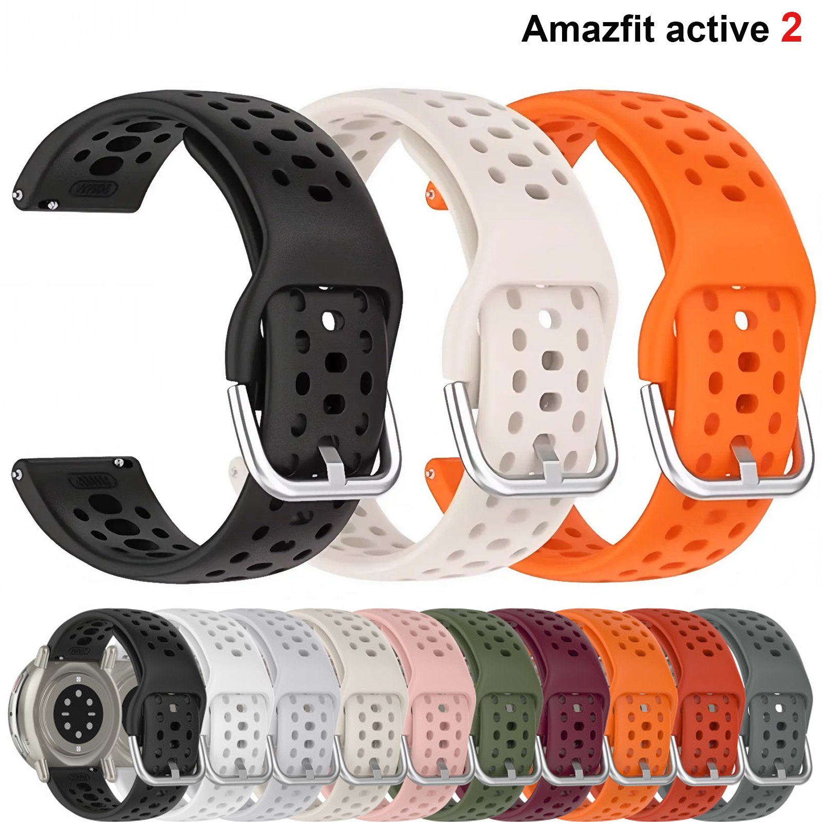 Titan Smartwatch Accessories - 20mm Strap For Amazfit active 2
