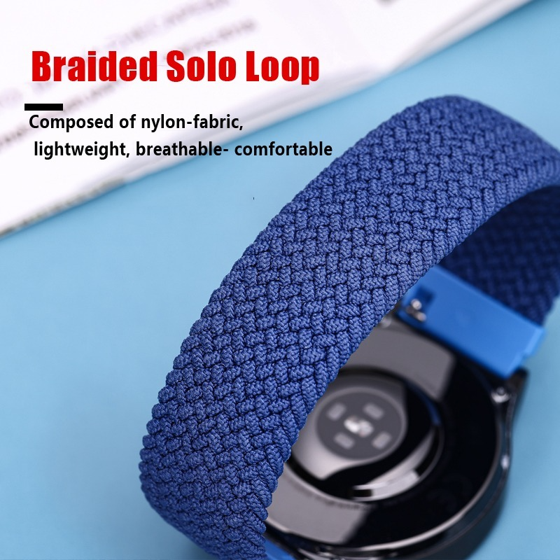 20mm/22mm Braided Solo Loop St - Solo Loop Strap 评论和价格