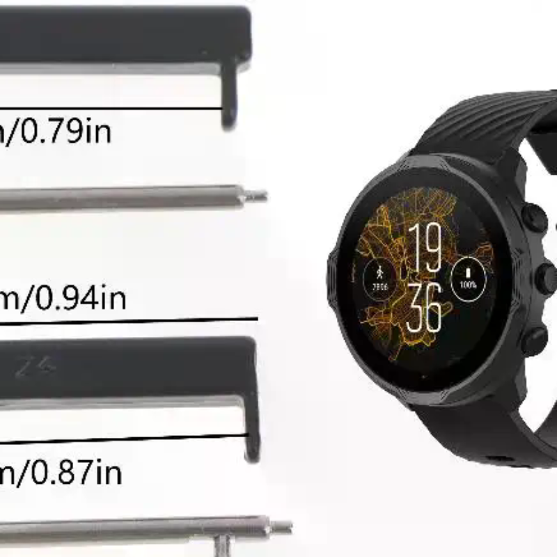 1Pair 24mm To 22mm/20mm Wristb - Smartwatch Watch Accessories 评论和价格