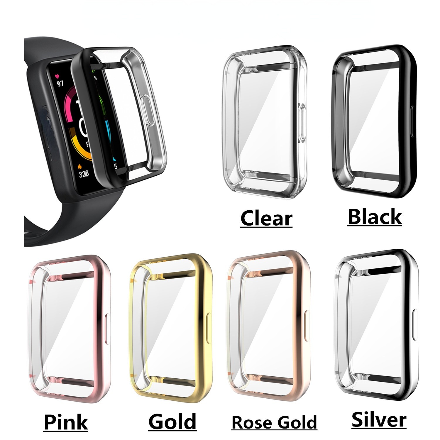 Soft Silicone Strap for Huawei - Silicone Band Replacement 评论和价格