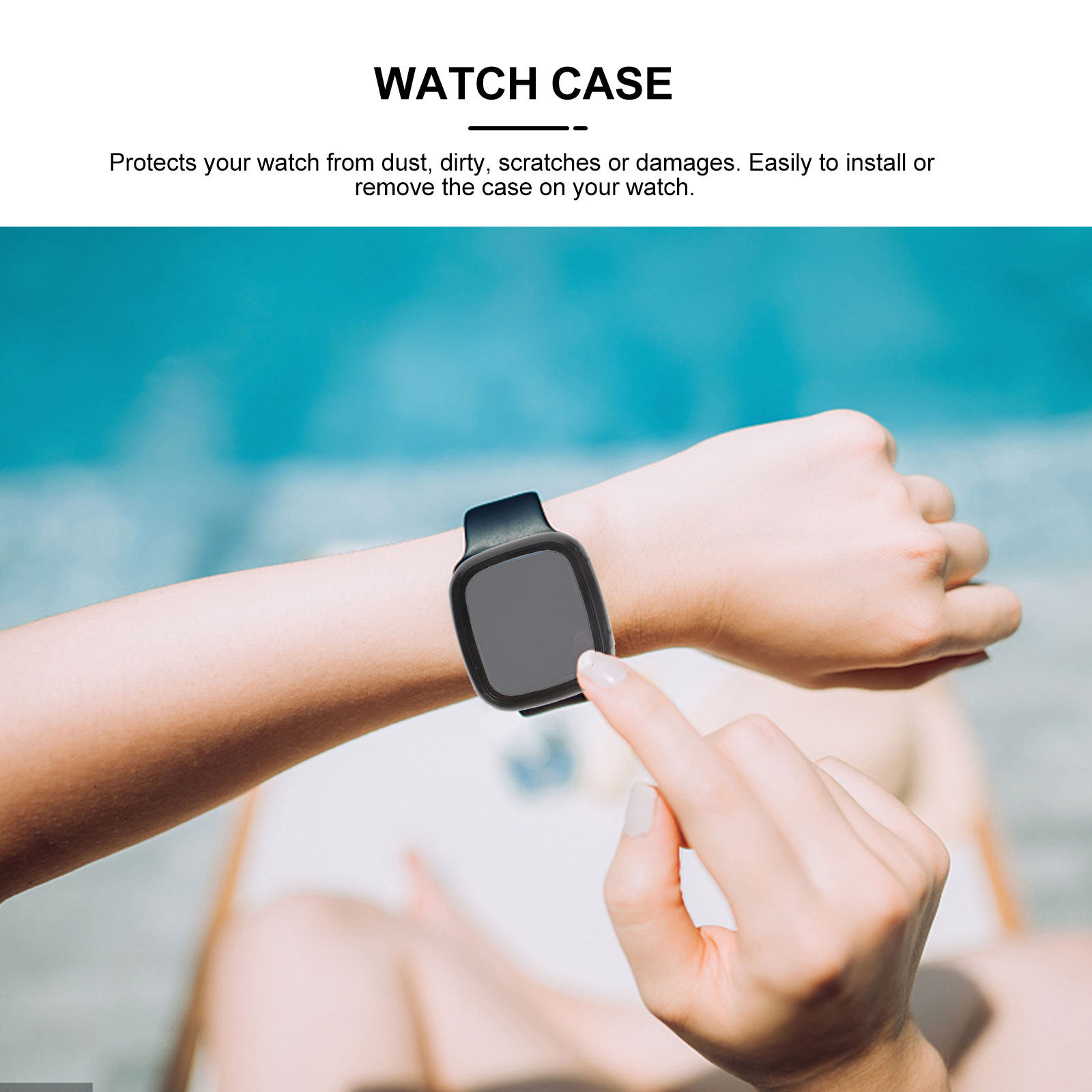 2Pcs Children's Watch Case Pc  - Smartwatch Case 评论和价格