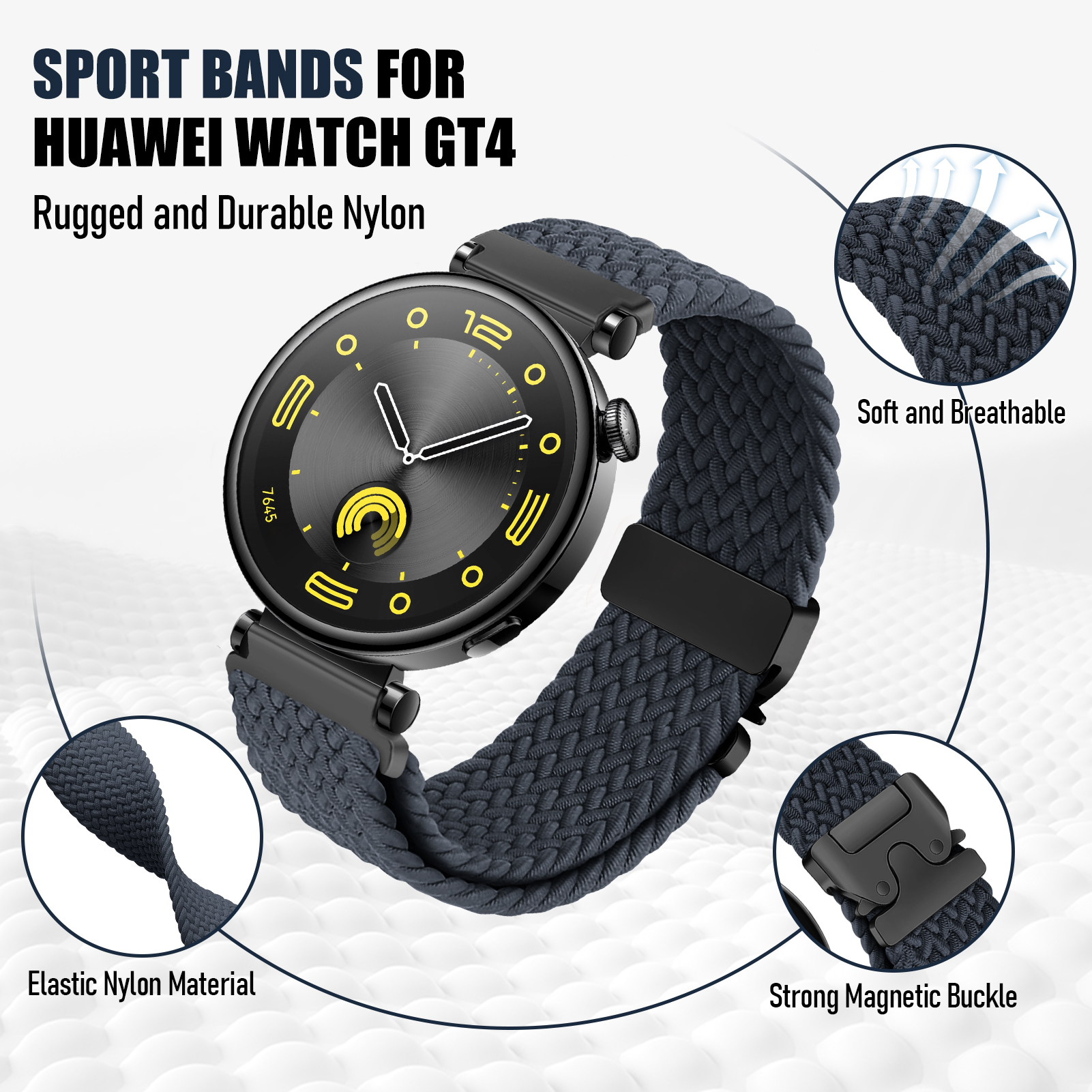 18mm 22mm Parachute Band for H - Titan Smartwatch Accessories 评论和价格