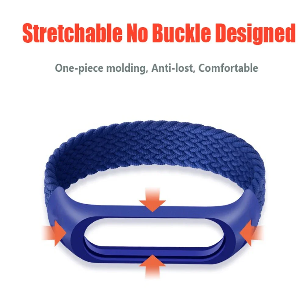 Bracelet for Xiaomi Mi band 6  - Solo Loop Strap 评论和价格
