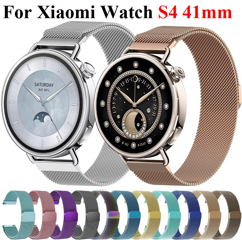 18mm Milanese Loop Strap For X - Xiaomi Smartwatch S4 Accessories 评论和价格