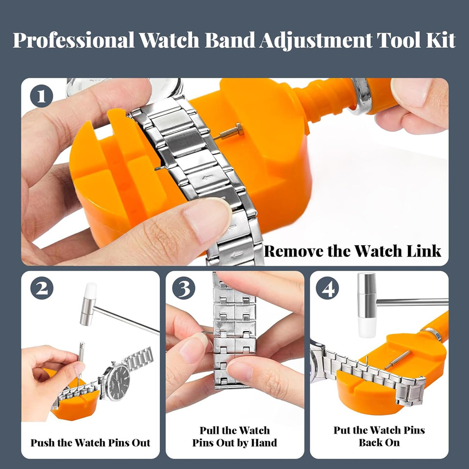 13Pcs Watch Repair Tools Chang - Tool Kit Strap Change 评论和价格