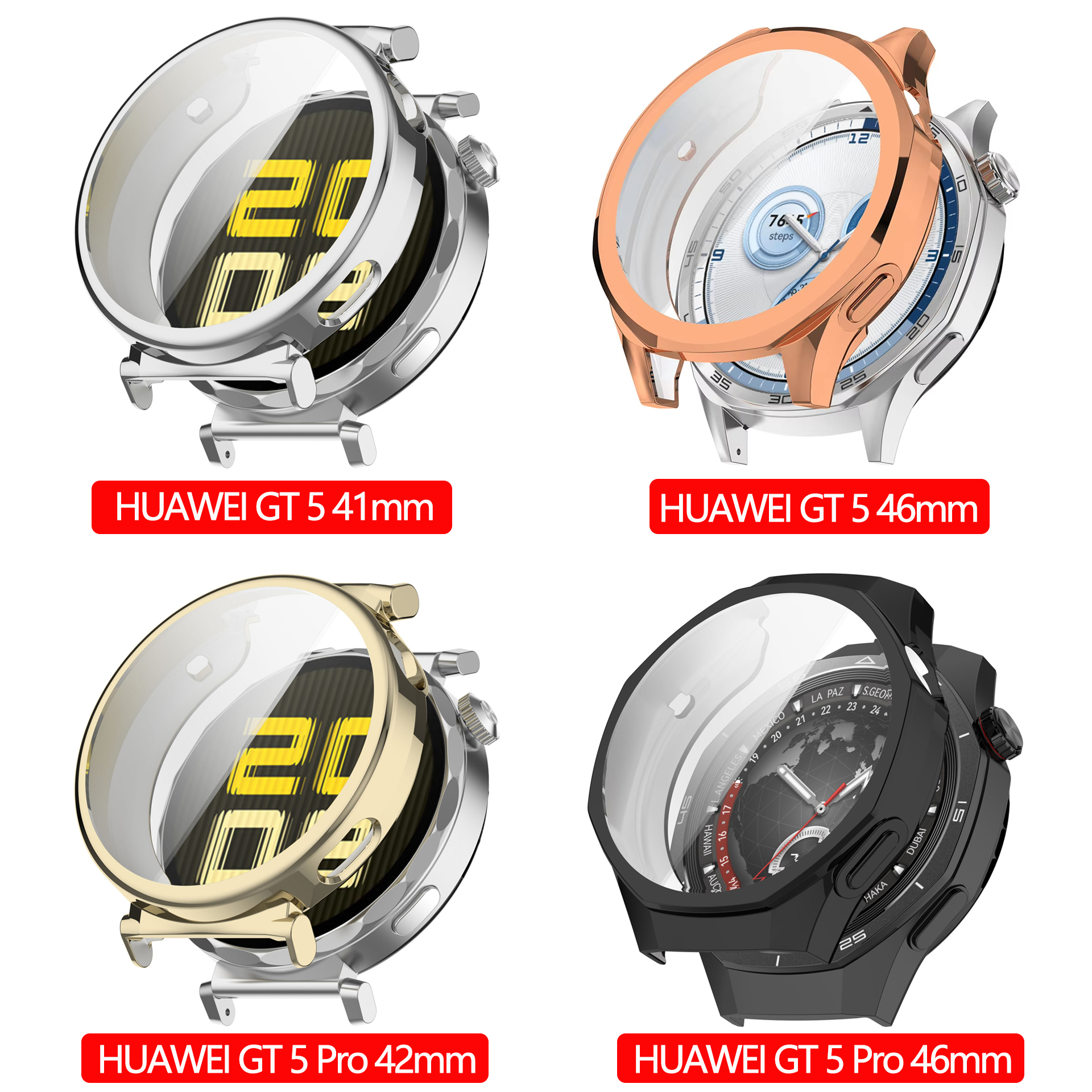 Case For HUAWEI Watch GT 5/5 P - Titan Smartwatch Accessories 评论和价格