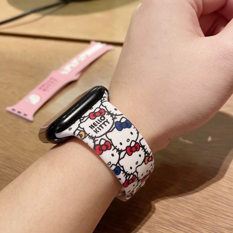 Anime Sanrio Cute Hello Kitty  - Silicone Band Replacement 评论和价格