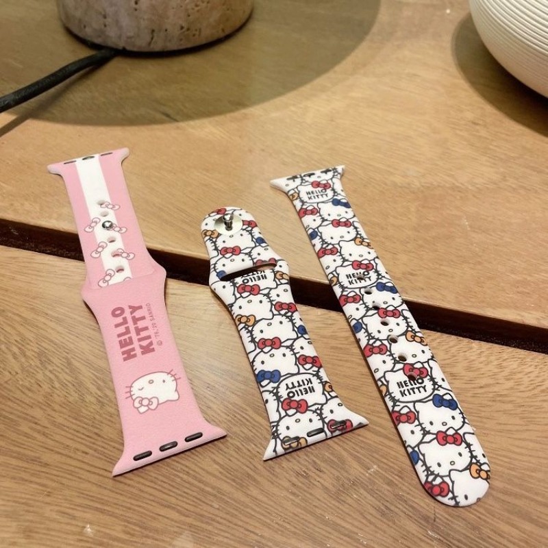 Anime Sanrio Cute Hello Kitty  - Silicone Band Replacement 评论和价格