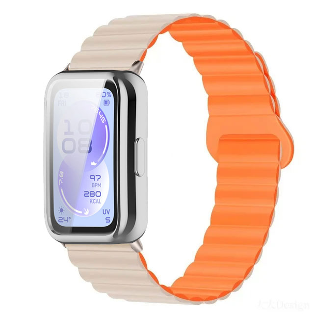 Magnetic Silicone Strap For Hu - Silicone Band Replacement 评论和价格
