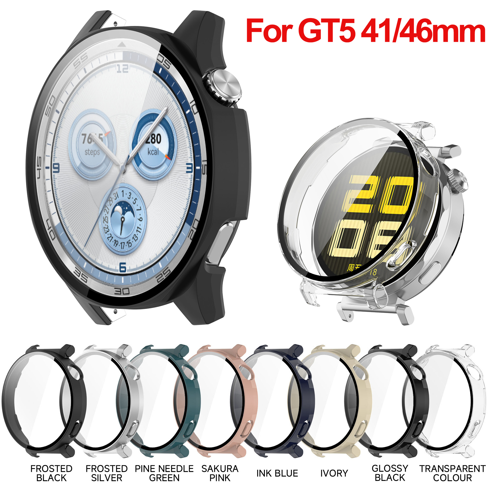 Tempered glass case For Huawei - Titan Smartwatch Accessories 评论和价格