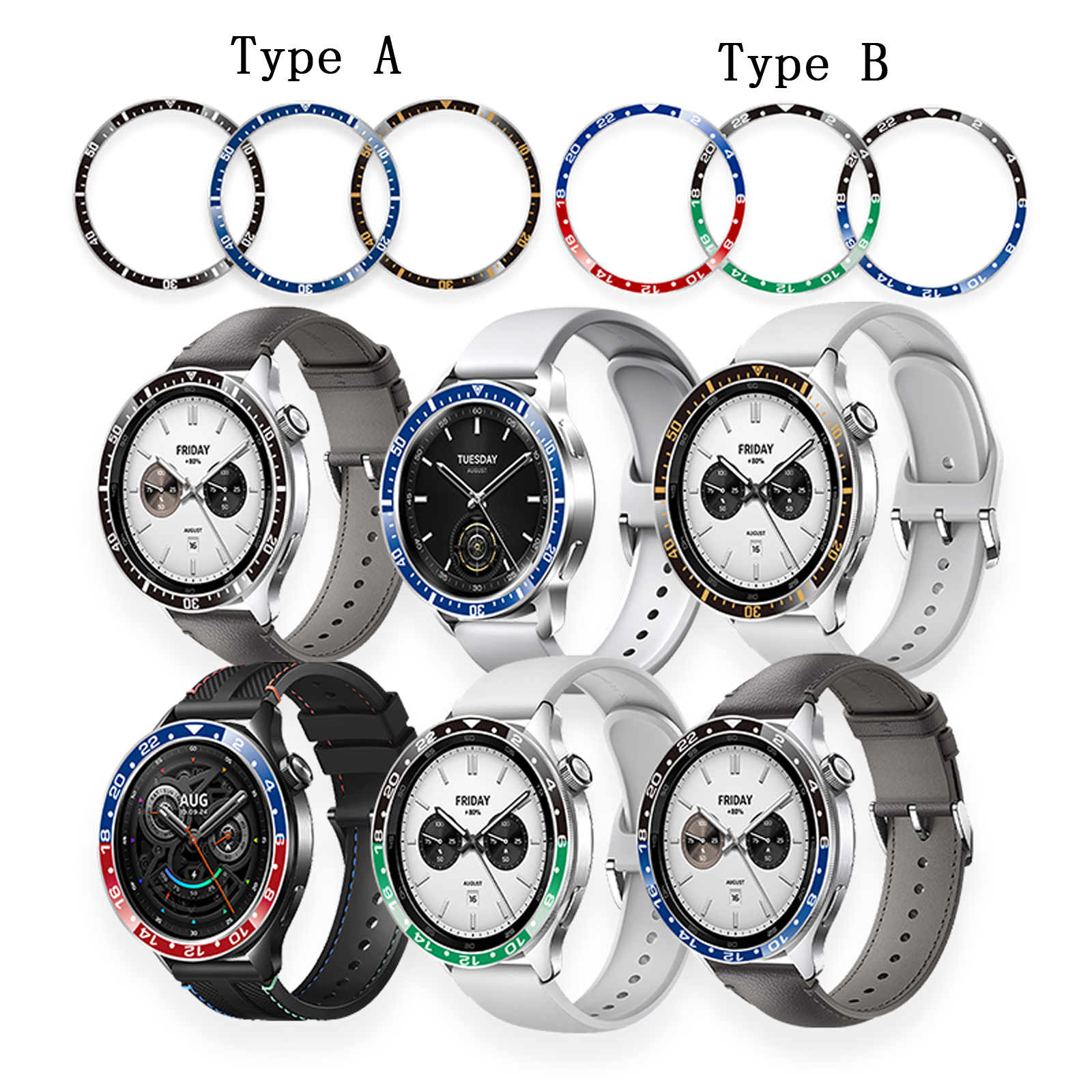 Watch Bezel Ring for Xiaomi Wa - Xiaomi Smartwatch S4 Accessories 评论和价格
