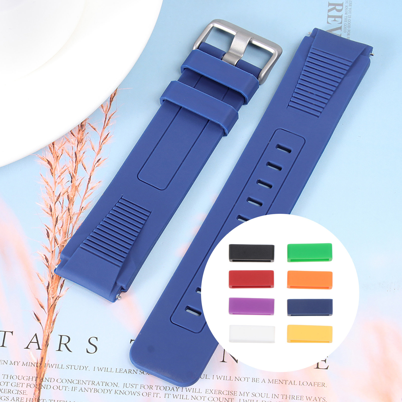 8Pcs 12Mm Silicone Watch Band  - Silicone Band Replacement 评论和价格