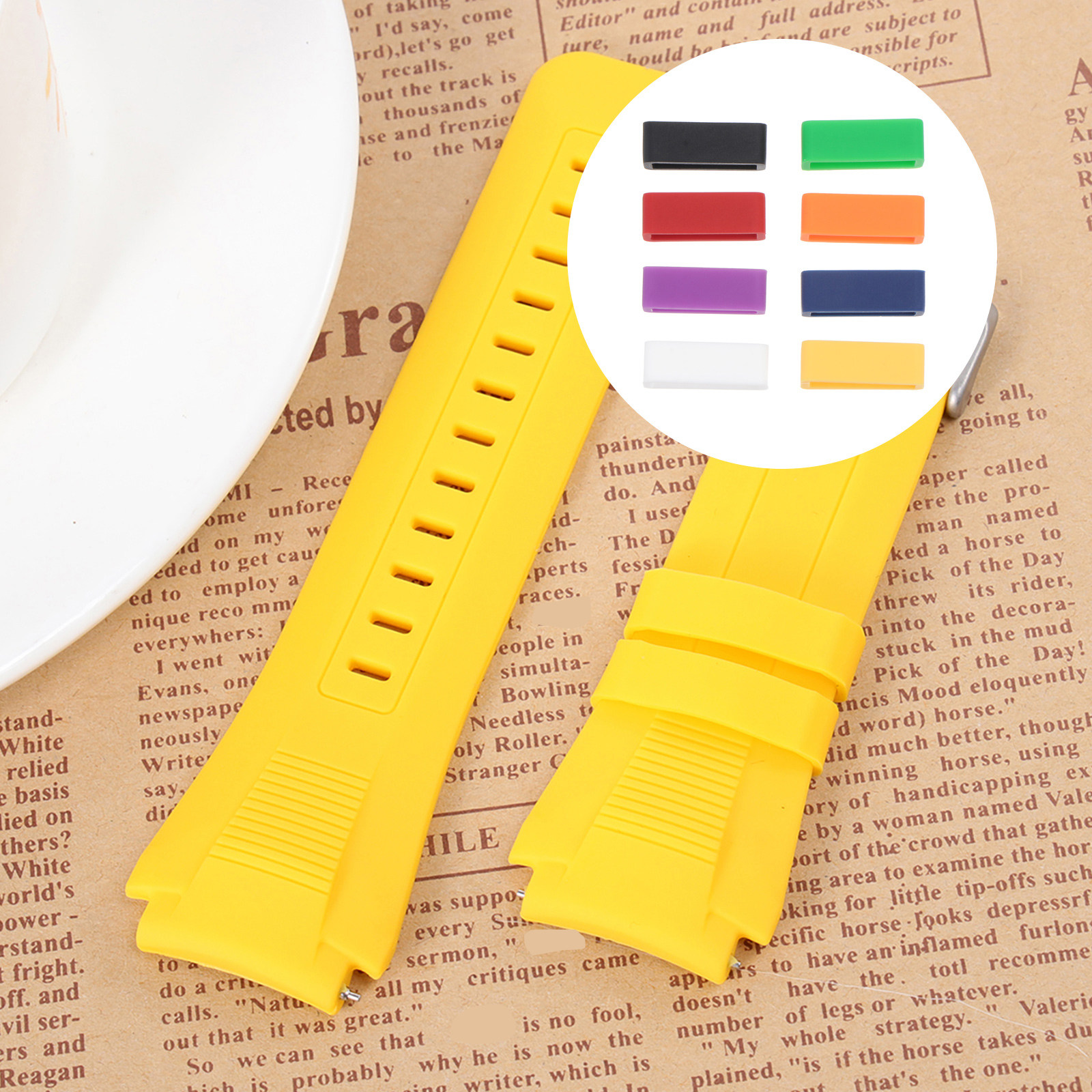 8Pcs 12Mm Silicone Watch Band  - Silicone Band Replacement 评论和价格