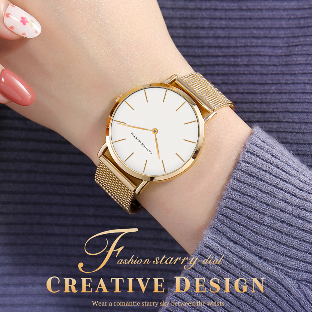 2023 New Women Bracelet Watch  - Stainless Mesh Band 评论和价格