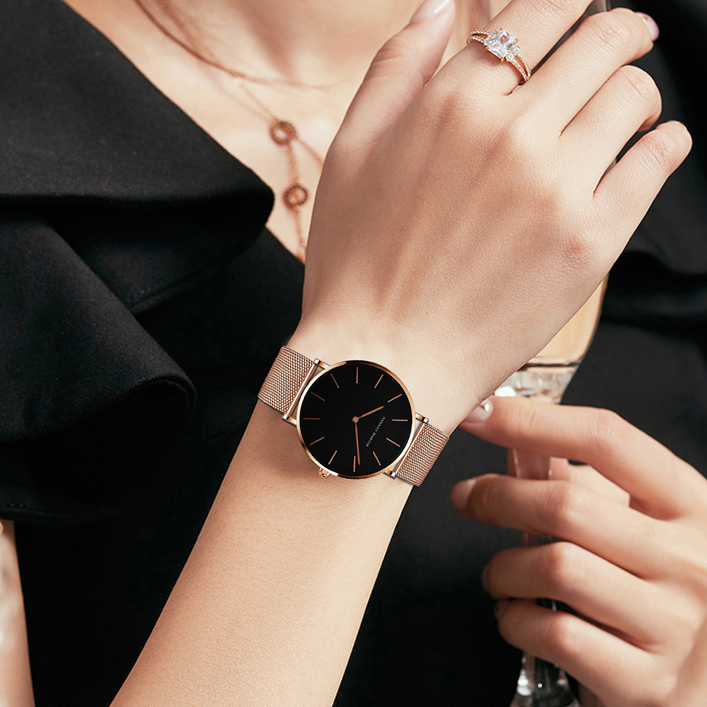2023 New Women Bracelet Watch  - Stainless Mesh Band 评论和价格