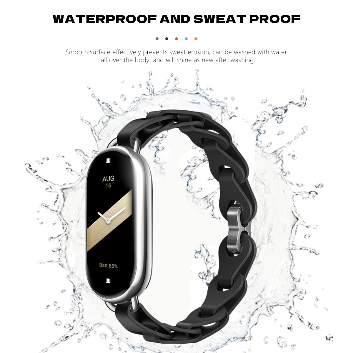 Rubber Strap for Xiaomi Mi Ban - Silicone Band Replacement 评论和价格