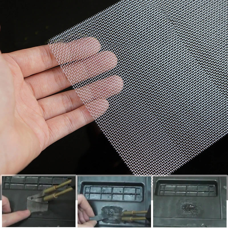 1-5Pcs Car Bumper Stainless St - Stainless Mesh Band 评论和价格