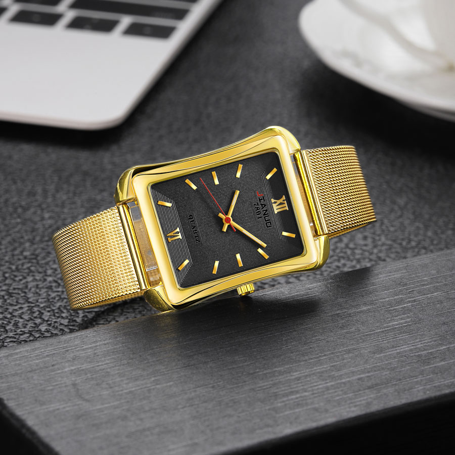 2024 New Trendy Men's Square W - Stainless Mesh Band 评论和价格