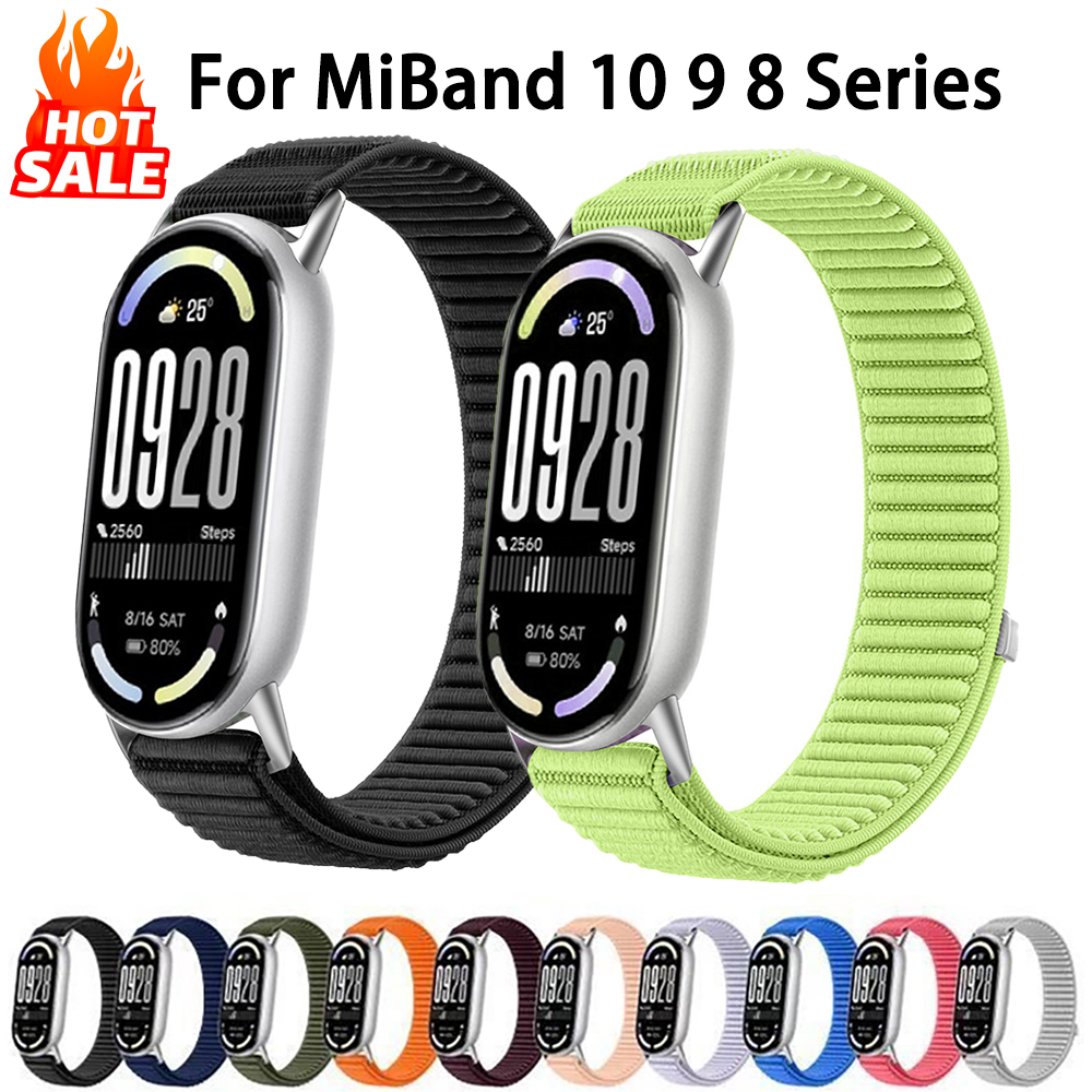 Nylon Loop Straps for Xiaomi M - Solo Loop Strap 评论和价格